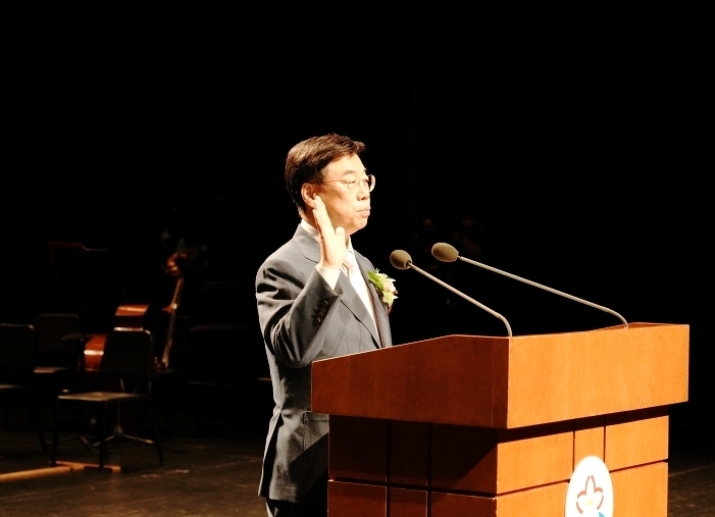 성남시장 신상진 성남시장 취임식 사진1 ⓒ타임즈