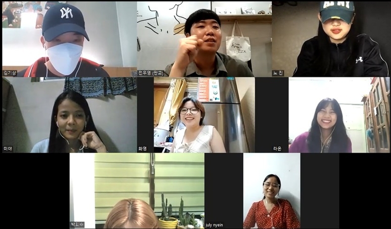 (성남시청소년재단) 보도자료(판교)성남시청소년재단“미얀마 국가교류”입학식 개최 ⓒ타임즈