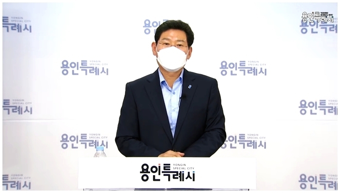 이상일 용인특례시장 취임 50일 언론브리핑(1) ⓒ타임즈