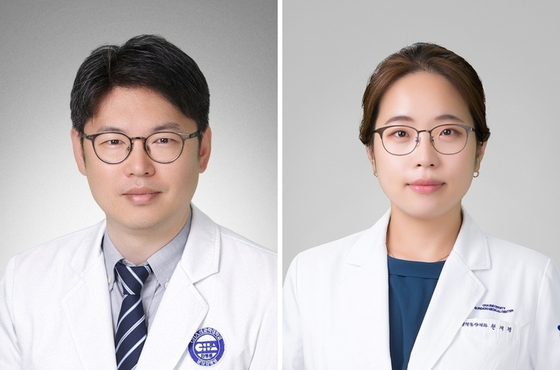 첨부. 분당 차병원 혈액종양내과 전홍재, 천재경 교수 사진. ⓒ타임즈