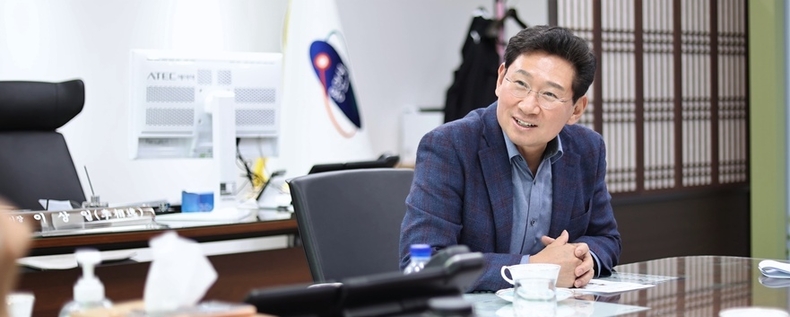 이상일 용인특례시장 인터뷰 사진(2) ⓒ타임즈