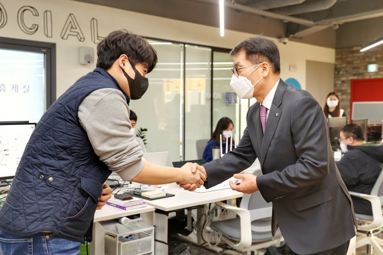 은행장 현장방문 ⓒ타임즈