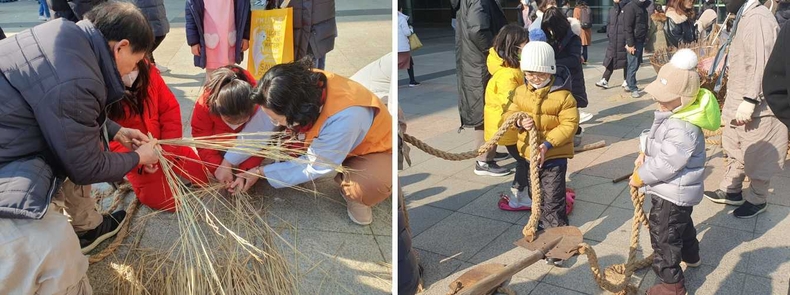 1-3. 성남시청 앞 광장에서 성남문화원 주최로 정월 대보름 행사를 진행했다. (현장 사진) ⓒ타임즈
