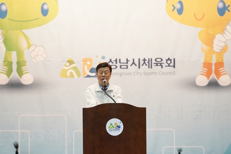 체육진흥과-성남시는 4월 20일 성남종합스포츠센터에서 ‘제69회 경기도체육대회 출전 선수단 결단식’을 개최했다 (1) ⓒ타임즈