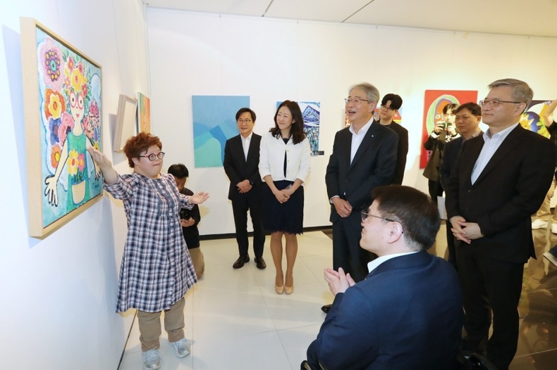 우리금융미래재단, 발달장애 미술가의 작품을 소개합니다 ⓒ타임즈