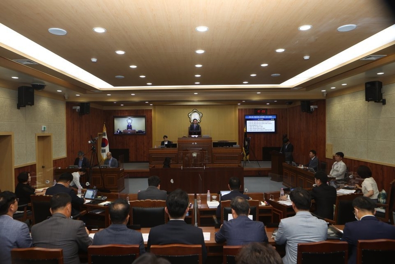 보도자료(제315회 가평군의회 제1차 정례회 개회) ⓒ타임즈