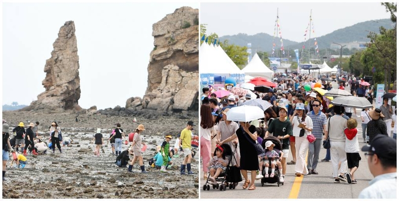 1-4. 갯벌체험 ▲1-5. 행사장 ⓒ타임즈