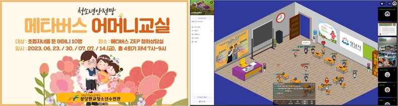 성남시청소년재단, ‘메타버스 부모 상담교실’ 진행 (1) ▲성남시청소년재단, ‘메타버스 부모 상담교실’ 진행 (2) ⓒ타임즈