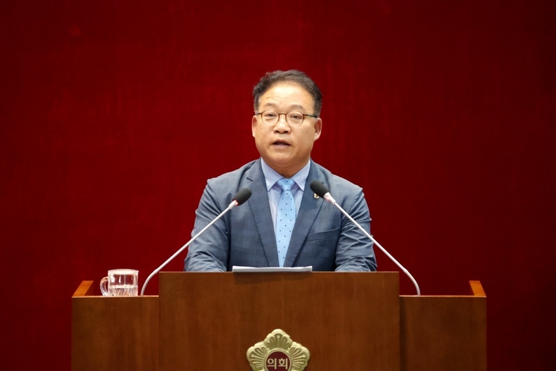 5분발언 박기범 의원 ⓒ타임즈