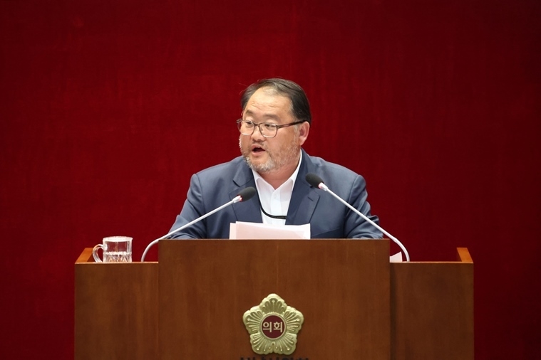 이군수 의원 5분 발언 ⓒ타임즈