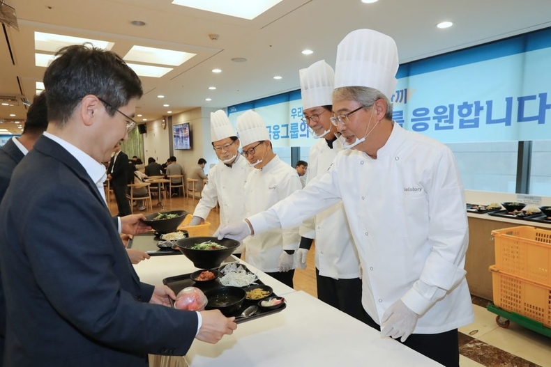 임종룡 우리금융회장, 우리가 함께하는 특별한 한끼 펼쳐 ⓒ타임즈