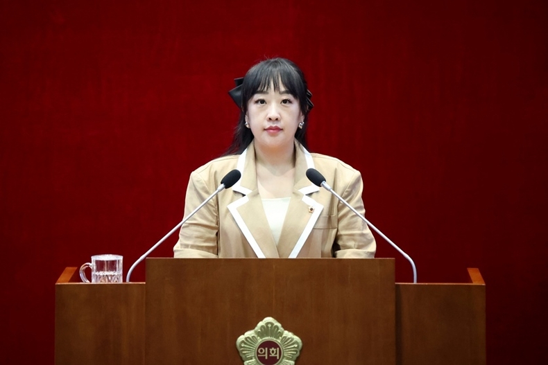 5분 발언 이영경 의원 ⓒ타임즈