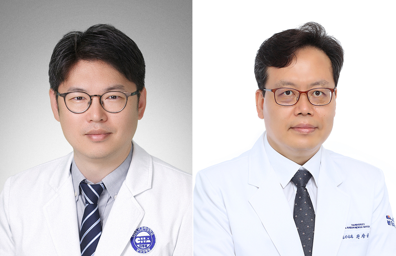 분당 차병원 암센터 전홍재, 권창일 교수 사진 ⓒ타임즈