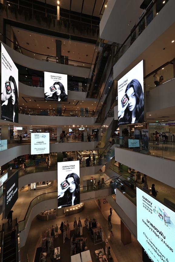 1일 태국 방콕의 '센트럴 월드(Central World)' 쇼핑몰에 위치한 ‘갤럭시 익스피리언스 스페이스’ ⓒ타임즈