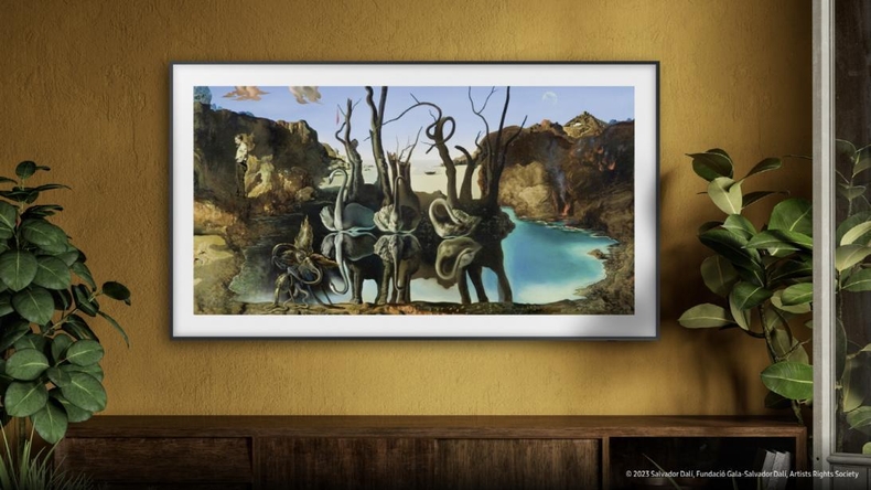 삼성전자 더 프레임으로 살바도르 달리 작품 만난다! (4) 코끼리를 비추는 백조(Swans Reflecting Elephants) ⓒ타임즈