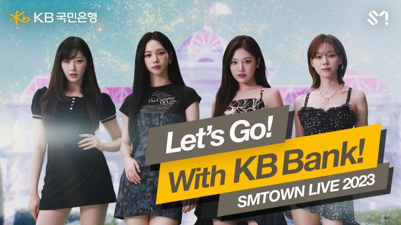 (보도사진1) KB국민은행, 에스파와 함께 한 인도네시아 `SMTOWN LIVE 2023` 광고영상 공개 ⓒ타임즈