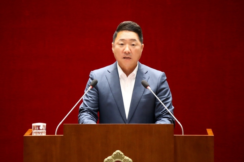 01. 정용한 의원 5분 발언 ⓒ타임즈