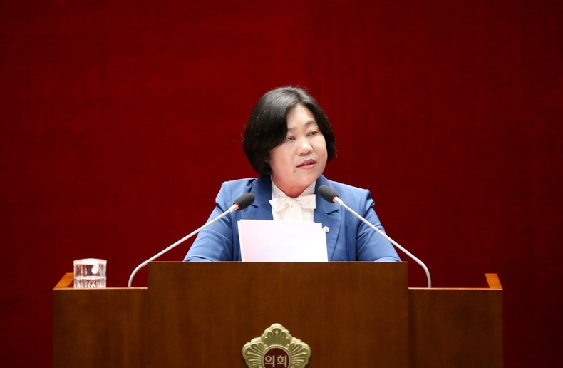 02. 성해련 의원 5분 발언 ⓒ타임즈