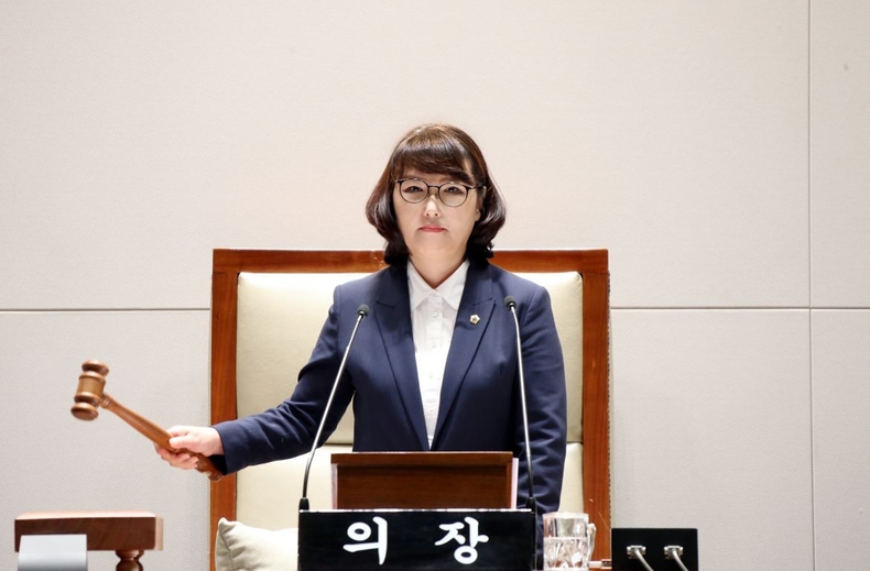 제287회 임시회 박은미 부의장 개회사 ⓒ타임즈