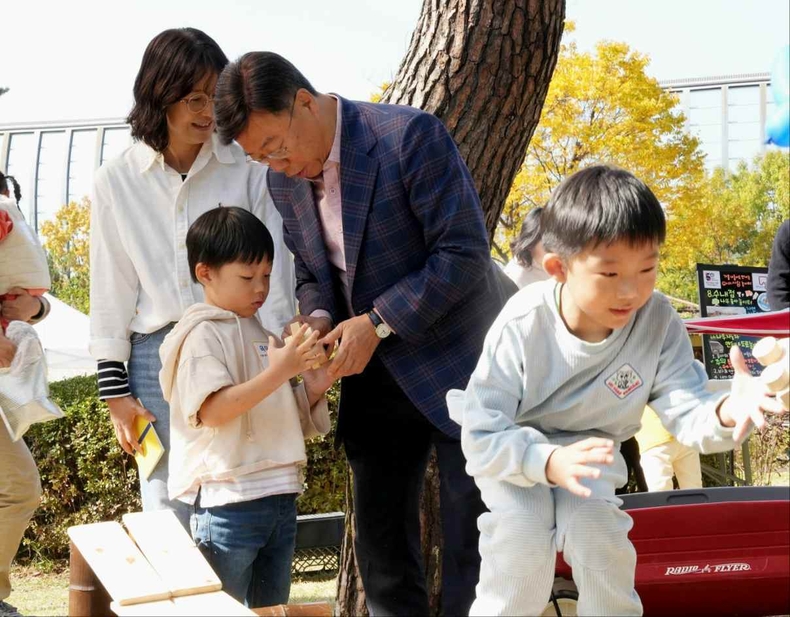 성남시청 공원에서 개최된 가족놀이축제 '육아데이'(2) ⓒ타임즈