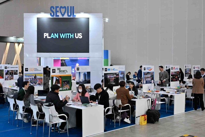 (대표사진) 2023 코리아 마이스 엑스포 서울 홍보관 전경 ⓒ타임즈