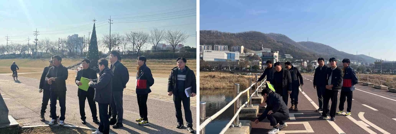 주민명예감사관과 합동으로 청석공원에 대해 일제점검을 실시 ⓒ타임즈