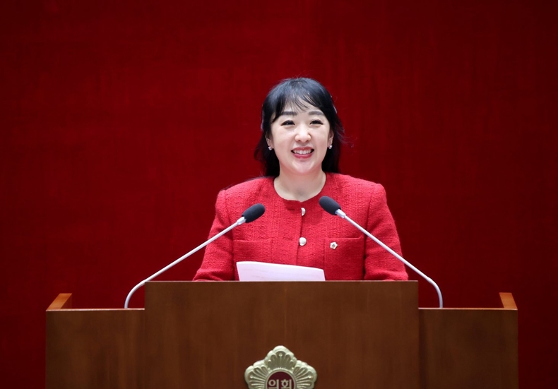 이영경 의원 5분 발언 ⓒ타임즈