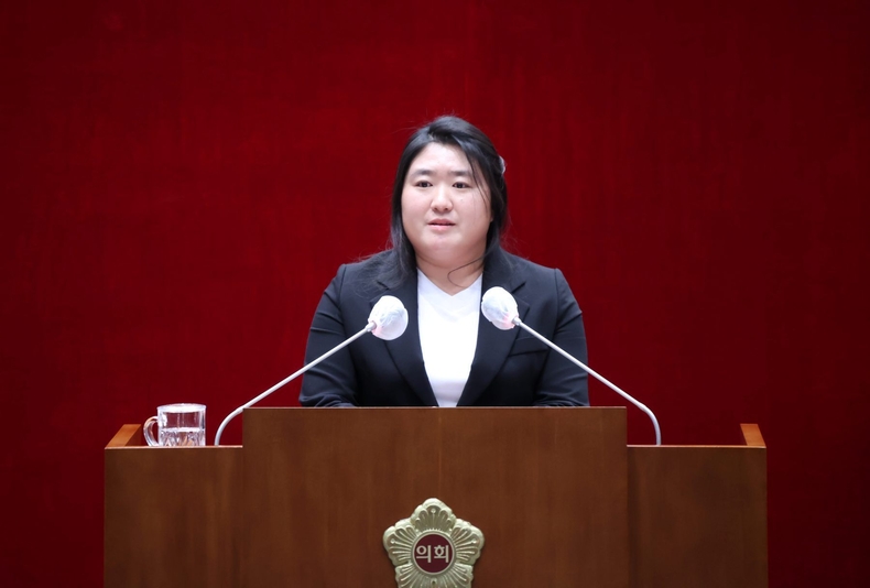 윤혜선 의원 5분 발언 ⓒ타임즈