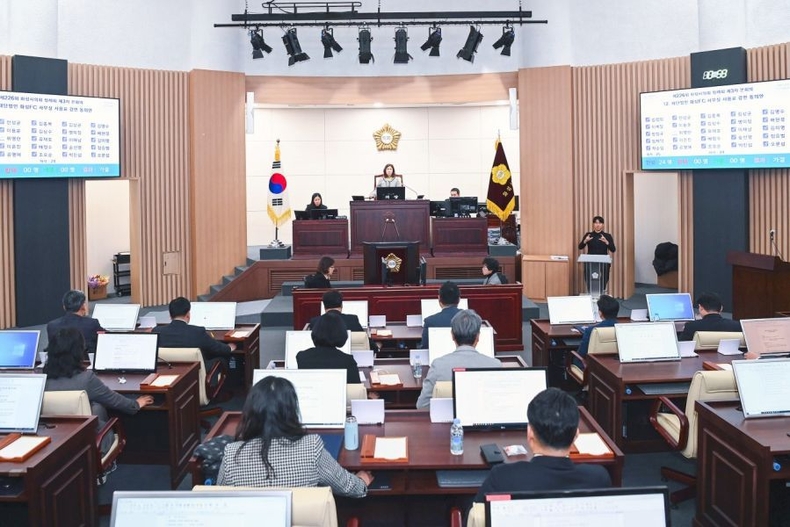 사진 1) 제226회 제2차 정례회 3차 본회의 전경 ⓒ타임즈
