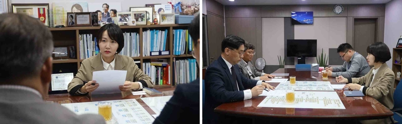 산업부 기조실장, 경제자유구역기획단장과의 경자구역 기본계획 관련 업무협의 ⓒ타임즈