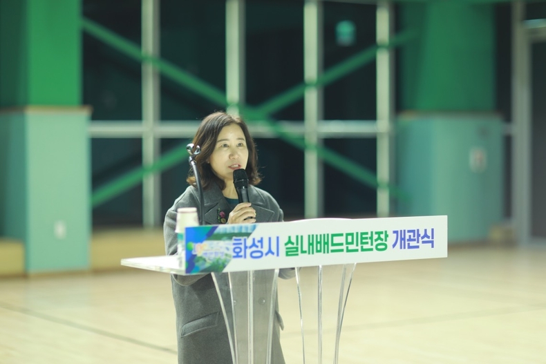 사진2) 축사하는 화성시의회 김경희 의장 ⓒ타임즈