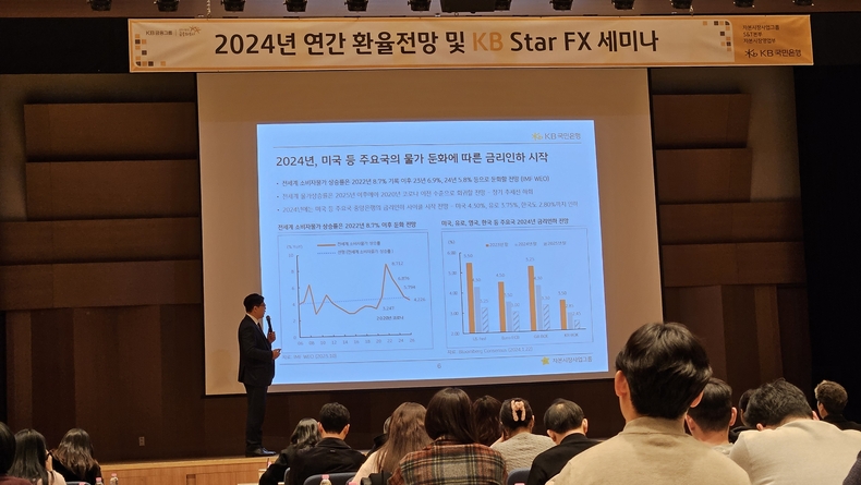 KB국민은행, ‘2024년 환율 전망 세미나` 개최 1 ⓒ타임즈 