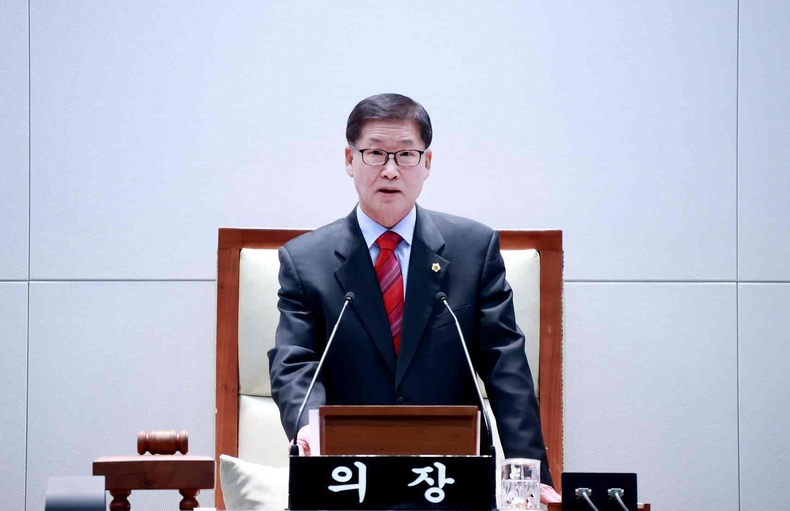 제291회 임시회 개회사 ⓒ타임즈