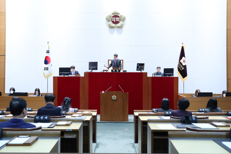 제291회 임시회 전경 ⓒ타임즈 