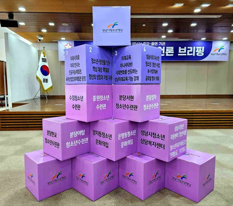 성남시청소년재단(대표이사 최원기)는 성남시청 한누리(3층)에서 언론브리핑을 개최하며 주요 사업 방향을 발표(2) ⓒ타임즈