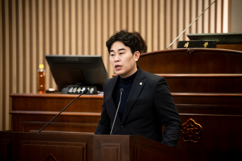 남양주시의회 김상수 의원이 제301회 임시회 1차 본회의에서 5분 자유발언에 나섰다. ⓒ타임즈 