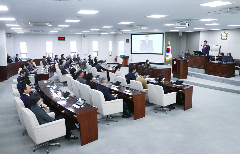 3월 13일(수)부터 21일(금)까지 9일간의 일정으로 제 309회 임시회를 개회했다. 1 ⓒ타임즈