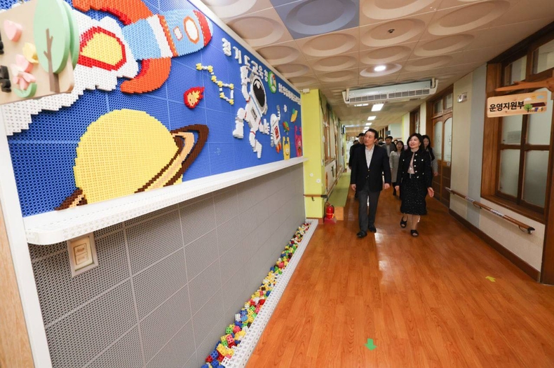 임태희경기도교육감이 15일 경기도교육청국제교육원을 방문한 가운데 인사말씀을 하고 있다 3 ⓒ타임즈 