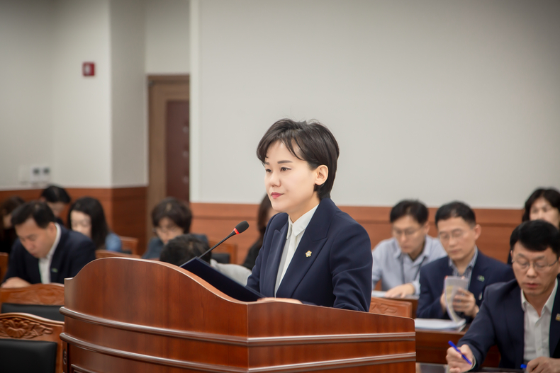 (한송연 의원 제공)조례 제안 설명 ⓒ타임즈 