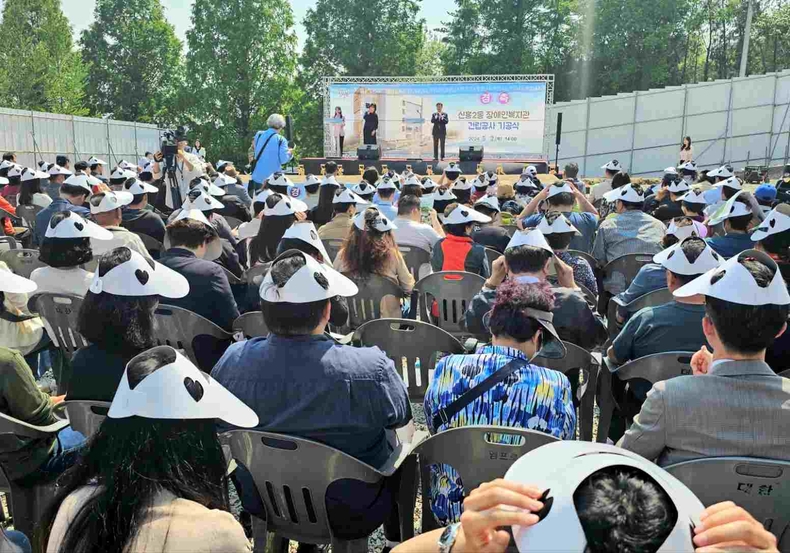 신흥2동 장애인복지관 건립공사 기공식(3) ⓒ타임즈