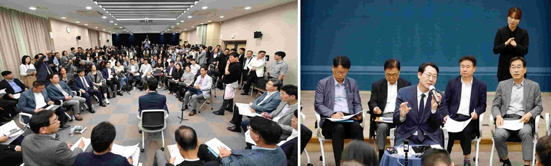 1-2. 언론인과의 대화 ▲1-3. 언론인과의 대화 ⓒ타임즈