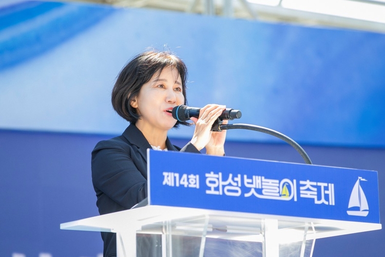 사진1) 축사하는 화성시의회 김경희 의장 ⓒ타임즈