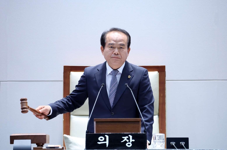 제293회 정례회 개회사 ⓒ타임즈