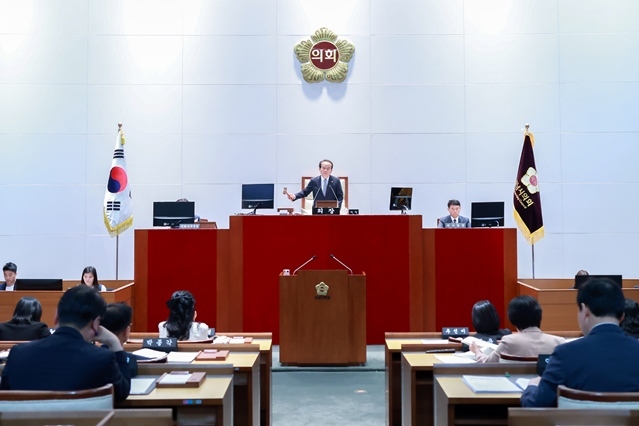 제293회 성남시의회 제1차 정례회 전경 ⓒ타임즈 
