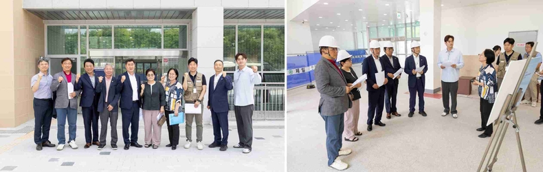 사진설명: 안산시의회 도시환경위원회가 14일 제290회 제1차 정례회 행정사무감사 관련 현장활동을 실시했다 ⓒ타임즈