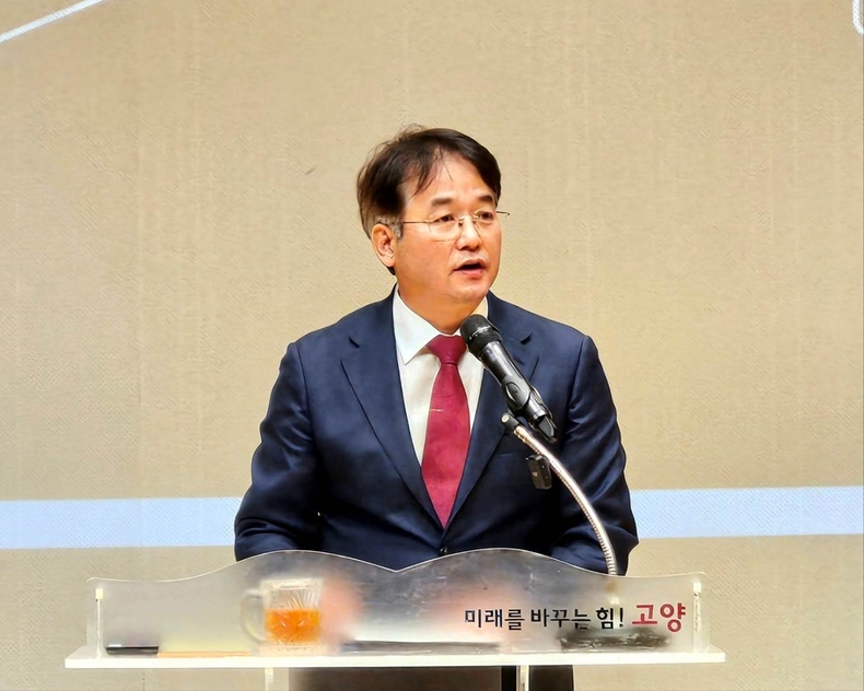 이동환 고양시장 취임 2주년 기자회견 사진(1) ⓒ타임즈
