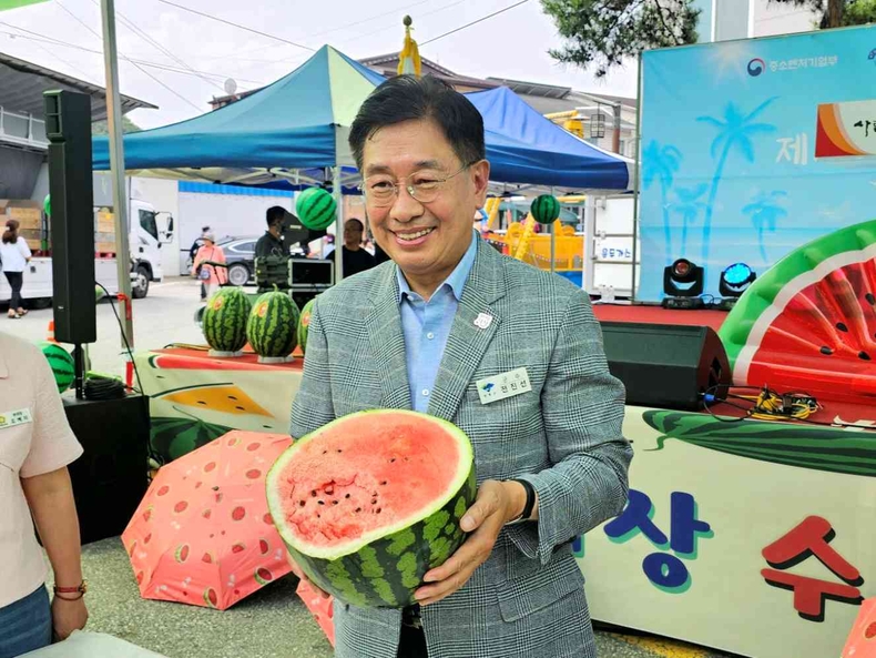 제2회 청운시장 수박 플리마켓이 진행(2) ⓒ타임즈
