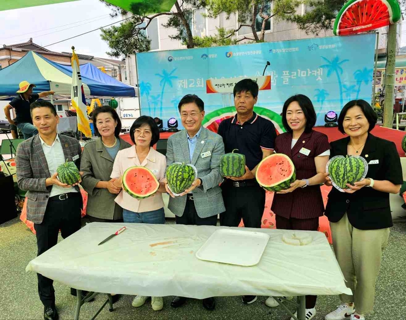 제2회 청운시장 수박 플리마켓이 진행(4) ⓒ타임즈