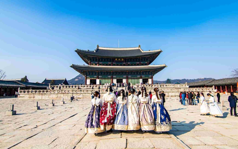(사진) 해외 학생단체가 서울에서 문화체험을 진행하고 있는 모습 ⓒ타임즈