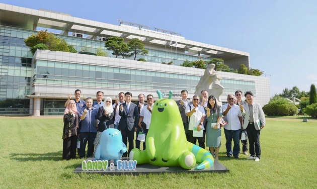 말레이시아 정부대표단 공사 방문 사진 ⓒ타임즈 